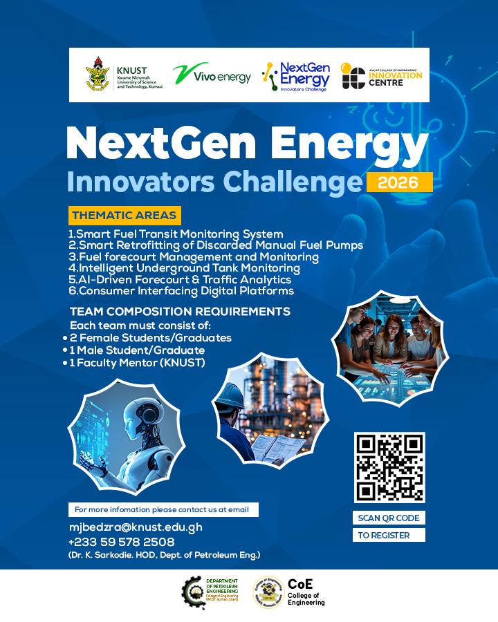 Official NextGen Energy Innovators Challenge 2026 flyer